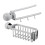 Küchen Spülschwamm Halter Organizer Grau 2 Stk 8