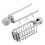 Küchen Spülschwamm Halter Organizer Grau 2 Stk 9