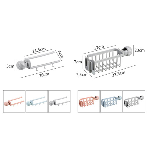 Küchen Spülschwamm Halter Organizer Grau 2 Stk 2