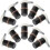 10 Clips Displayständer Gestell Regal Ablage Schwarz 10