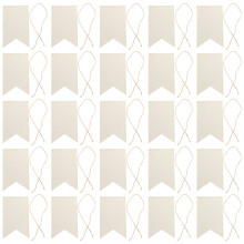36 Sets Holz Kinder 14,30x9,00x0,30 Cm Beige
