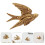 Wall Art Crafts Home Ornament Rustic Goldene 6
