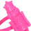 4 Weihnachtsnussknacker Serviettenbutton 5,50x1,90x1,90 Cm 6