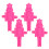4 Weihnachtsnussknacker Serviettenbutton 5,50x1,90x1,90 Cm 11