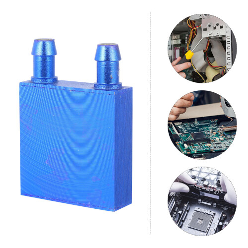 Water Cooling Block Aluminium 6x4x1cm 2