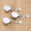 3er Pack Abzeichenhalter Mit Clip Silbernes Badge Reel Für 4