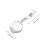 3er Pack Abzeichenhalter Mit Clip Silbernes Badge Reel Für 8