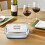 Raindrops Lunchbox Geteilter Behälter Silber 1 5