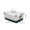 Raindrops Lunchbox Geteilter Behälter Silber 1 2