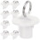 8 Pièces Kit Bungee Stores Pare-Soleil Cache-Lumière Rouleau Élastique 10