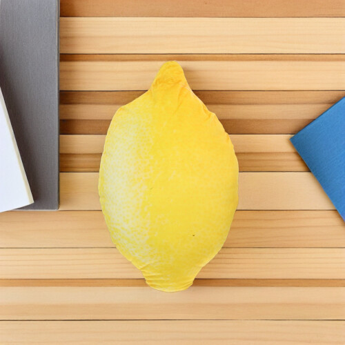 Lemon Shaped Plush Pillow Soft Fruit Cushion Pour Chambre 2