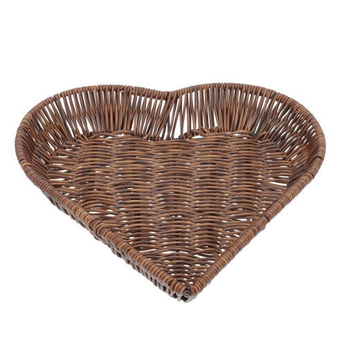 1Stk Wirkender Obstkorb Aus Imitations-Rattan