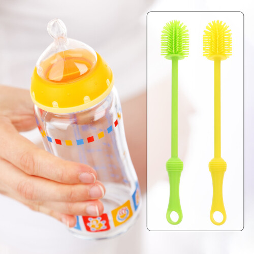 2 Unidades Escova De Para Mamadeiras E Silicone 2