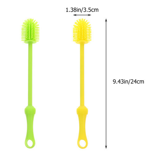 2 Unidades Escova De Para Mamadeiras E Silicone 1