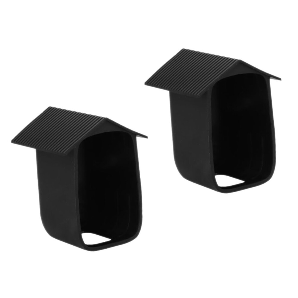 Outdoor Camera Covers Silicone Protection Case Weatherproof Housing High Hardness Sun Rain Resistant 2Pc Compatible With Outdoor Cams 9354506302207