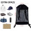 Golf Cart Accessory Storage Bag With Multiple Pockets Nylon 48x40cm 4