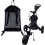 Golf Cart Accessory Storage Bag With Multiple Pockets Nylon 48x40cm 5