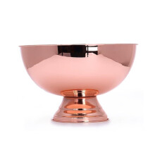 Ice Buckets Rose Gold Stainless Steel Insulated Ice Bucket 13.5L Large Thickened Kits For Business And Family Parties