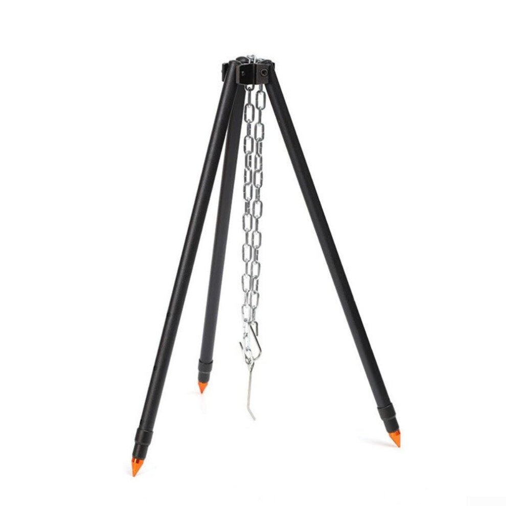 Camping Tripod For Campfire Adjustable Height Aluminum Alloy Frame With Secure Lock Mechanism For Outdoor Cooking-image-OPC-PMBCPRY-NEW