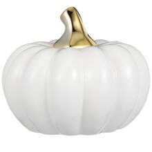3Stk Keramik Kürbisfigur Halloween Tischdekoration