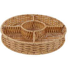 Flatware Storage Baskets Geteilter Tablett Besteck Geschirr
