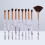 10Teile Make-up- -Set Marmoroptik Synthetische 5