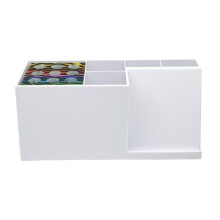 Hairdressing Tools Storage Box Hairdressing Scissors Holder Shears Block Hair Stylist Scissors Container White