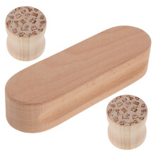 1Ensemble Clapper En Bois Beige Pour Pressage Travaux De Couture