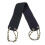 Serviette De Douche Noire Design Suspendu Pour 2