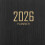 Cahier De Noir Couverture Cuir Agenda 2026 10