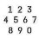 -Schablonen Hohle Zeichenvorlage Geometrisch Kind Weiß 3