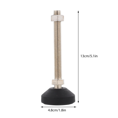 4Stück Höhenverstellbare Möbel-Lagerbecher Nylon 2