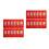24 Pezzi Buste Rosse Del 2025 Con Glitter Per Denaro 6