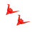 2 Stks Transparante Kraanvogel Figuur Dierendecor 8