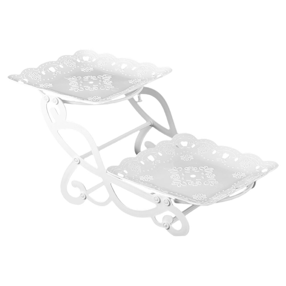 Sztuka Delikatna Dwuwarstwowy Talerz Na Owoce I Przechowywanie-image