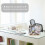 Desktop Dokumentenhalter Bücherregal Bambus 1Stück Schulstart 9