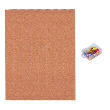 Frameless Memo P Kork Bulletin Bar Hellbraun Erwachsene Set