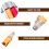 10Stück Ätherisches Rollflasche Mini 10