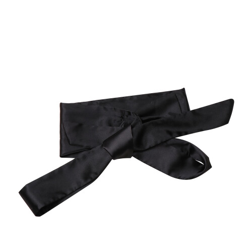 Omeite Damen Gürtel Vollsatin Mit Schleife Uni