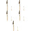 5Stück Messing Clip Halter Für Räucherstäbchen 9
