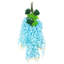 24 Himmelblau Künstliche Glyzinien- Für Hochzeit