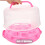 Cake Tragetasche Rosa Kunststoff 29,95x29,95x15,57 Cm 1 10