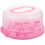 Cake Tragetasche Rosa Kunststoff 29,95x29,95x15,57 Cm 1 4