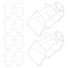 20 Mesh Zakhouder Nettas Plastic Wit