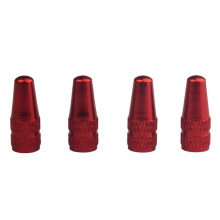 Valve Stem Cover Aluminum Alloy Valve Caps Anodized Tire Valve Caps Dust Covers For Outdoors Red