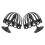 2Pcs Cabide De Chapéu Bebê Suporte Plástico Preto Para Loja 10