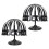 2Pcs Cabide De Chapéu Bebê Suporte Plástico Preto Para Loja 9