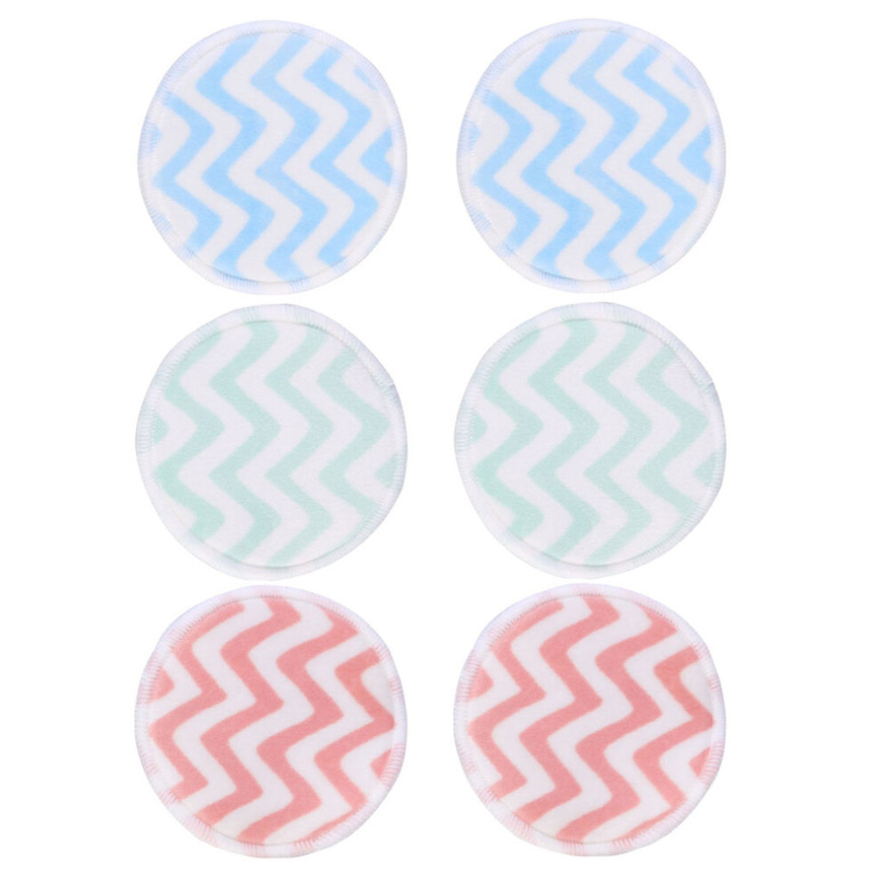 6 Sztuk OkrąGłYch Poduszek Do Pudru I Czyszczenia Twarzy-image