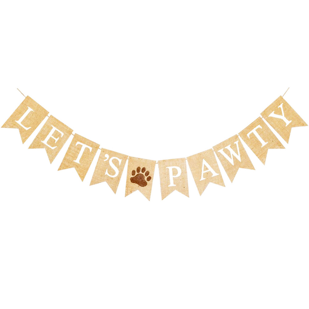 Wianek Literowy Pies Z BawełNianej WstążKi I Wzorem ŚLadow-image