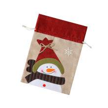 Pochettes de friandises de-un petit sac cadeau bonhomme de neige